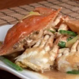 Fried Crab With Ginger Onion